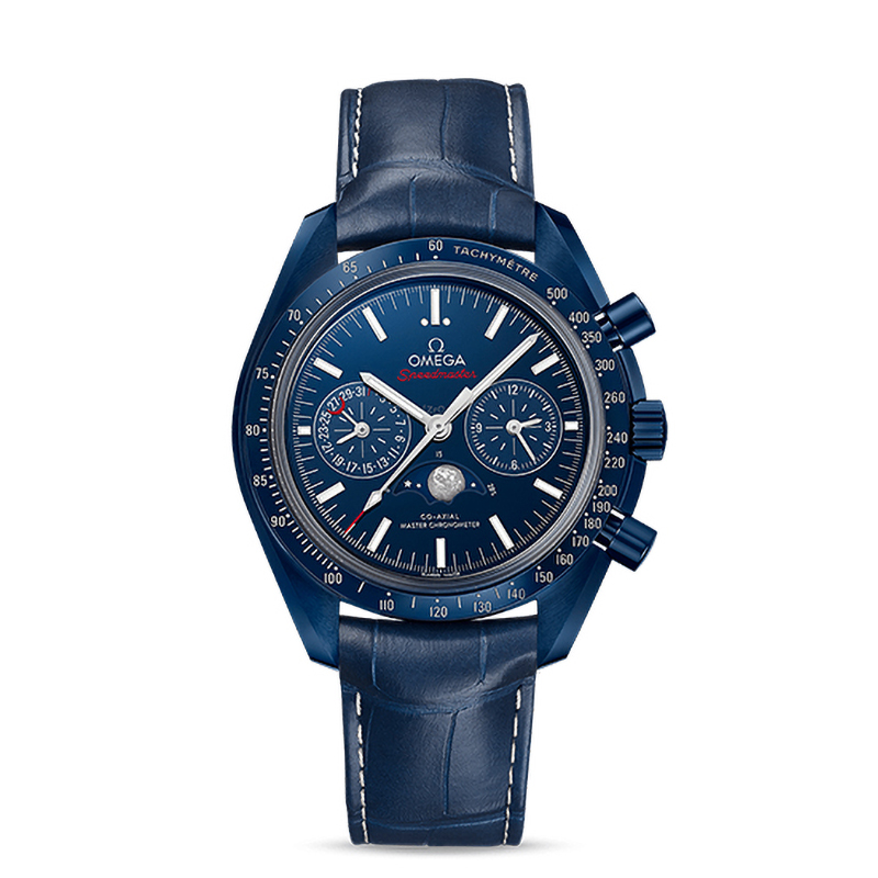 Moonwatch Omega Co-Axial Master Chronometer Moonphase Chronograph 44,25 mm Blue Side of the Moon 