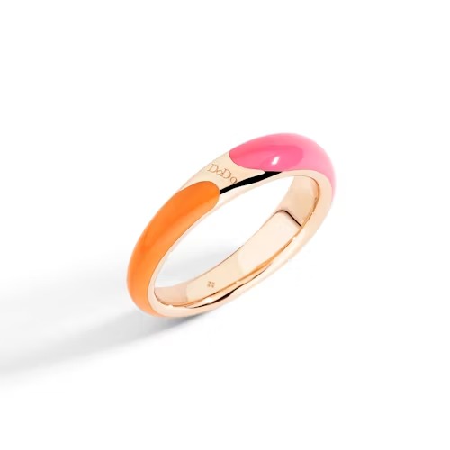 Orologio ANELLO RONDELLE ARGENTO DORATO E SMALTO