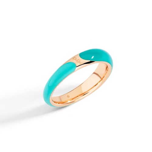 Orologio ANELLO RONDELLE ARGENTO DORATO E SMALTO