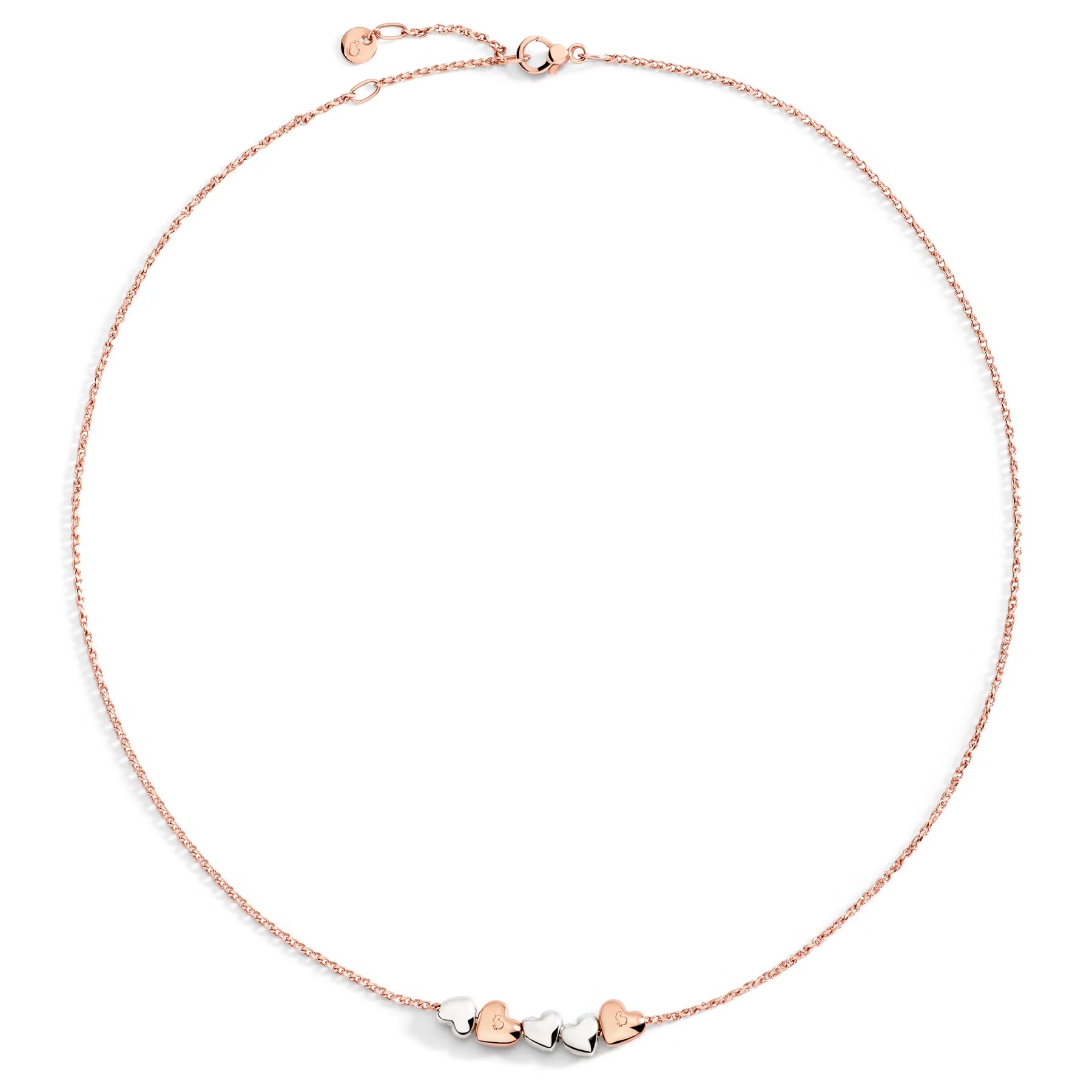 Orologio COLLANA BOLLICINE ORO ROSA & PIETRE COLORATE