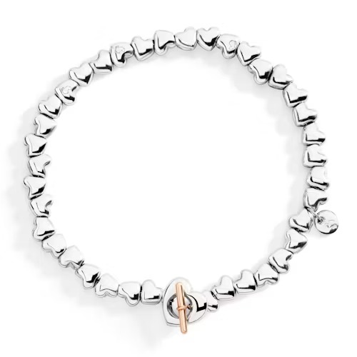 Orologio BRACCIALE PEPITA ARGENTO & TITANIO