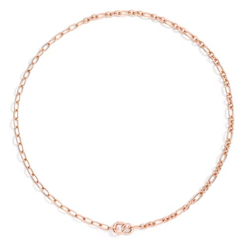 Orologio COLLANA BOLLICINE ORO ROSA & PIETRE COLORATE