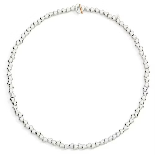 Orologio COLLANA MINI CUORE ORO ROSA