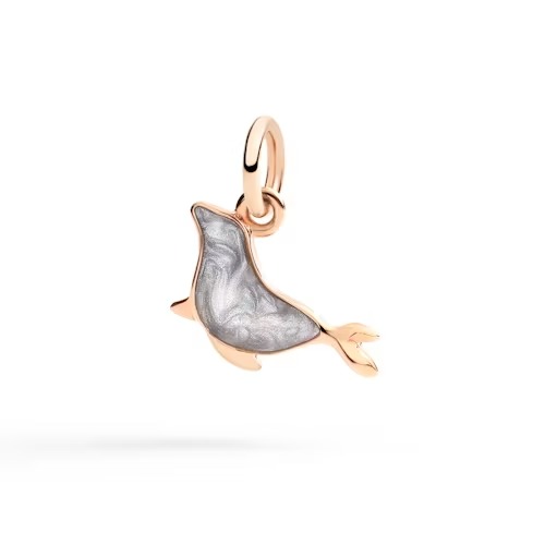 Orologio CIONDOLO QUADRIFOGLIO ORO ROSA E TSAVORITI