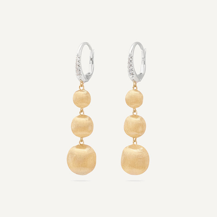 Orologio JAIPUR ORECCHINI ORO GIALLO PIETRE NATURALI