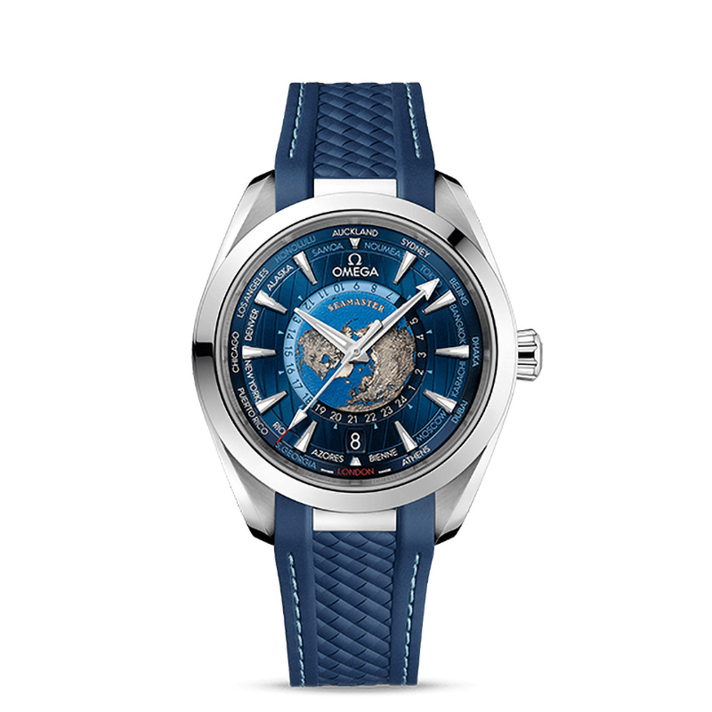 Orologio PLANET OCEAN 600M OMEGA CO-AXIAL MASTER CHRONOMETER GMT 45,5 MM BIG BLUE