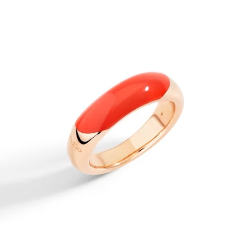 Gioiello dodo anelli - ANELLO RONDELLE ARGENTO DORATO E SMALTO