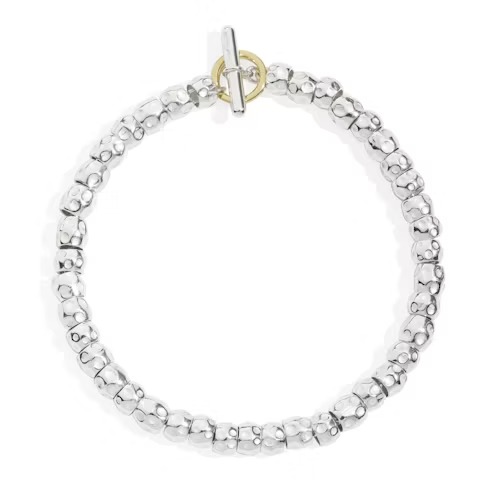 Gioiello dodo bracciali - BRACCIALE GRANELLI ARGENTO