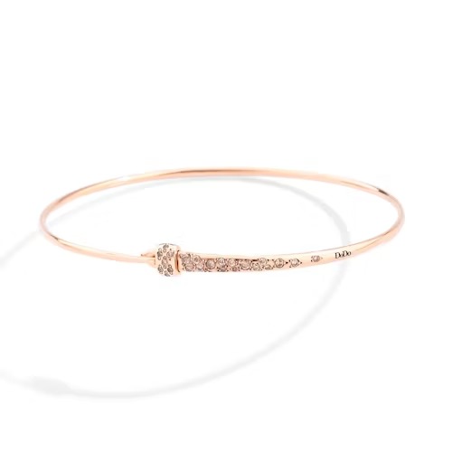 Gioiello dodo bracciali - BRACCIALE BANGLE ESSENTIALS ORO ROSA & DIAMANTI