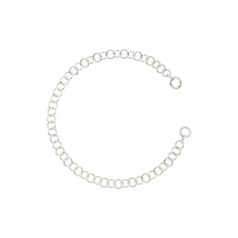 BRACCIALE CATENA LEGGERA ARGENTO