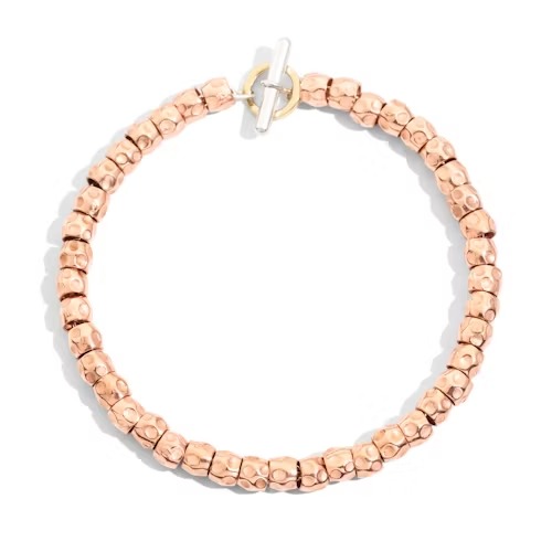 Gioiello dodo bracciali - BRACCIALE GRANELLI ORO ROSA