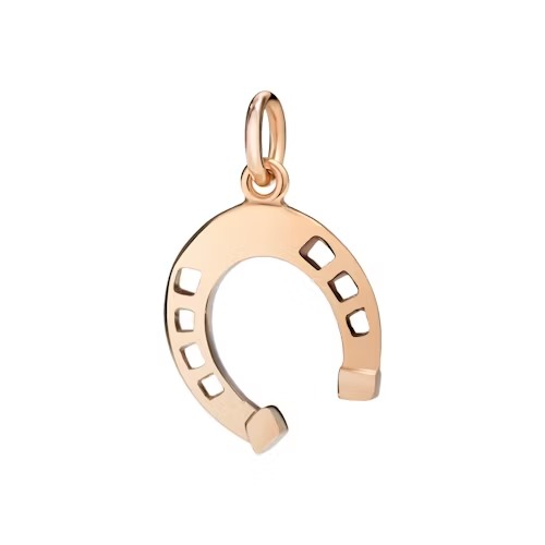 Gioiello dodo charms - CIONDOLO FERRO DI CAVALLO ORO ROSA