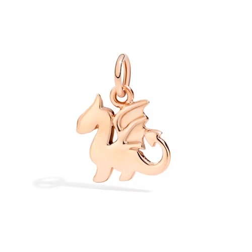 Gioiello dodo charms - CIONDOLO DRAGO ORO ROSA