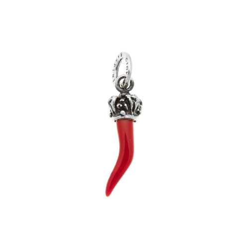 Gioiello giovanni raspini charms - Charm Corno Rosso Corona