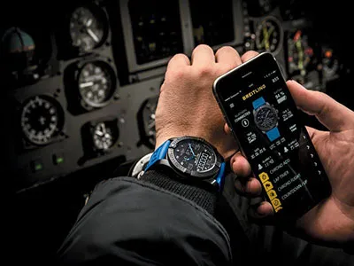 Dal sito degli orologi Breitling: proiettati nel futuro